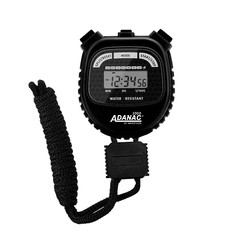 MARATHON Adanac 3000 Commercial Grade Digital Stopwatch Timer, Black - color: Black
