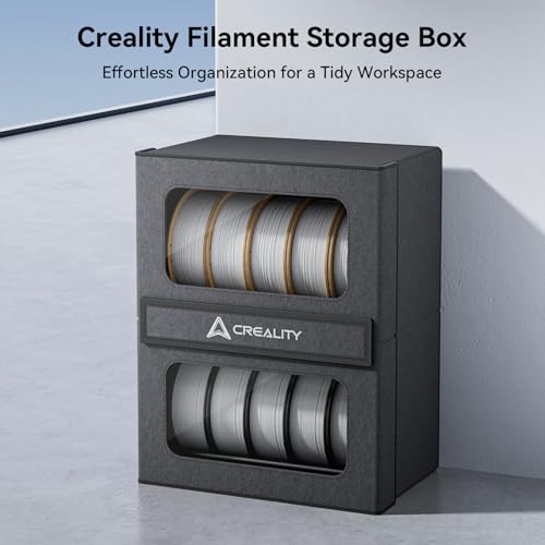 Creality Filament Storage Box 10KG, 3D Filament Dryer with Magnetic Closure, Moisture-Proof & Damp-Proof, Large Capacity Rack & Resin Sealed Dust Cover, Easy Access - style: Filament Storage Box 10kg Capacity