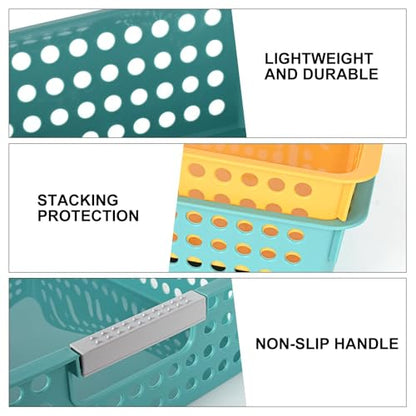 4 Pieces Turn in Trays for Classroom, Paper Organizer Baskets for Office and School - size: 4pieces