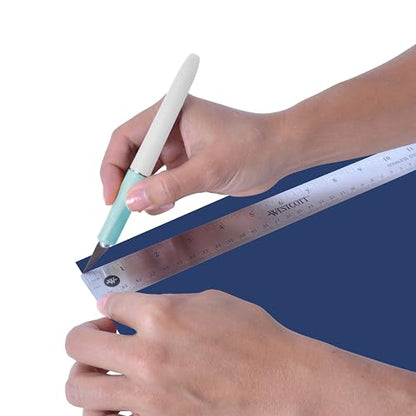 Westcott Precision Hobby Knife for Crafting and DIYs, Includes Four #11 Replacement Blades (17863) - size: Tool and Replacement Blades