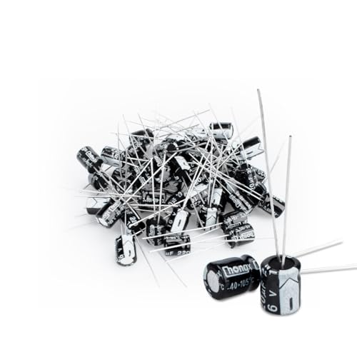 50 Pcs Electrolytic Capacitor 220uF 16V Aluminum Radial Electrolytic Capacitors - style: 16V 220uF