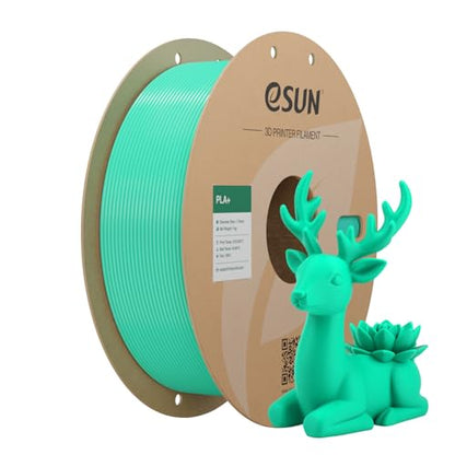 eSUN PLA Plus Filament 1.75mm 1KG, 3D Printer Filament（Jade Green） - color: 1kg-jade Green