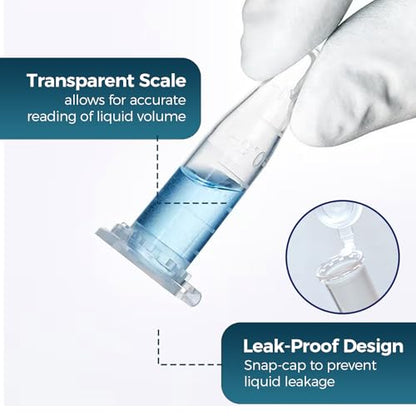 100Pcs 0.5ml Conical Centrifuge Tubes with Snap Cap, Small Sterile Microcentrifuge Tube Test Vials Plastic Sample Storage Container for Lab - size: 0.5ML-100PACK