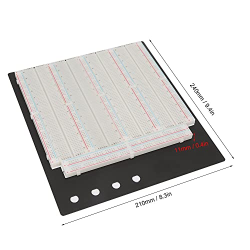 3220 Point Breadboard, Breadboard, 3220 TiePoints Solderless Breadboard Circuit Testing Board Reusable, Circboard Prototyping Boards
