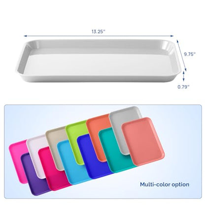 JMU Gray Dental Procedure Trays Flat Trays Size B 13.25" X 9.75" - color: Gray