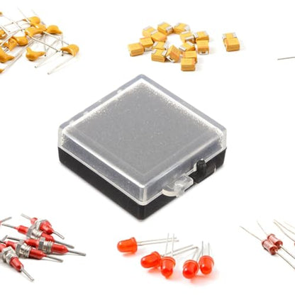 5Pcs Anti-Static Chip Case Electronic Component Organizer1.38X0.59