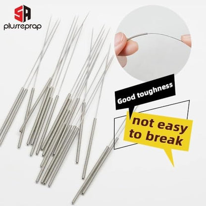 3D Printer Nozzle Cleaning Kit: 20PCS 0.4mm Nozzle Cleaner, by 5APLUSREPRAP - size: 0.4mm