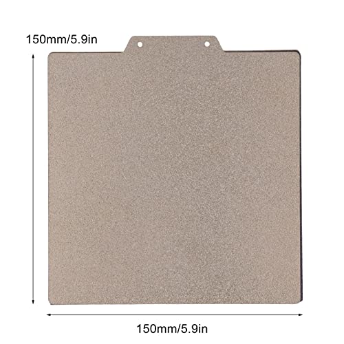 3D Printer Build Plate 150x150mm Double Sided PEI Ed PEI Powder Sprayed Magnetic Spring Steel Flexible Printing 150x150mm
