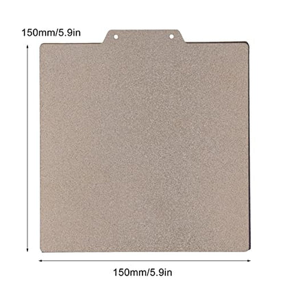 3D Printer Build Plate 150x150mm Double Sided PEI Ed PEI Powder Sprayed Magnetic Spring Steel Flexible Printing 150x150mm