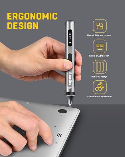 Banshu Mini Electric Screwdriver, 52-in-1 Precision Screwdriver Set - size: 52-in-1