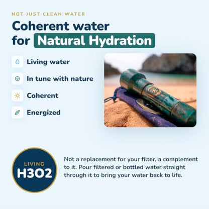 Structured Water Copper Device H3O2, Natural, Crystals, Trace Minerals, Kit