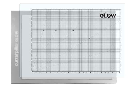 Cutterpillar Glow Premium | LED Light Board & Cutting Mat | 18" x 24" - size: 18" x 24"