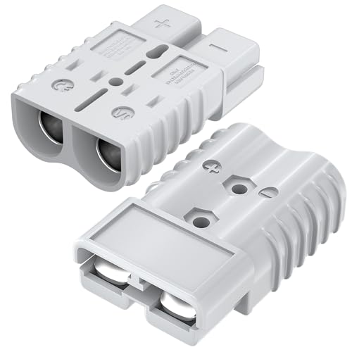 RVBOATPAT 350 Amp Battery Quick Connect/Disconnect Connector,12V Wire Harness Plug Connector Kit - 2 Pack - size: 350A