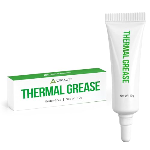Creality Official 3D Printer High Thermal Grease, 350℃ High-Temperature Resistant Paste, Excellent Thermal Conductivity Grease for 3D Printer Hotend/Nozzle, Suitable for All 3D Printers (1PC) - size: 1 PCS, style: Thermal Grease
