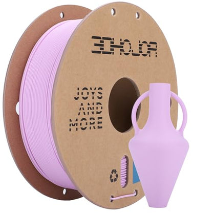 3DHoJor Matte PLA 3D Printing Filament Lilac,1KG - color: Lilac