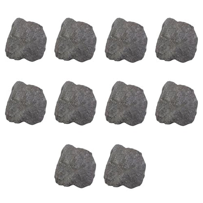 10 Pieces Raw Magnetite, Mineral Specimens - Metamorphic Rocks for Science Classrooms - Geologist Selected & Hand Processed - Class Pack, Education Collection