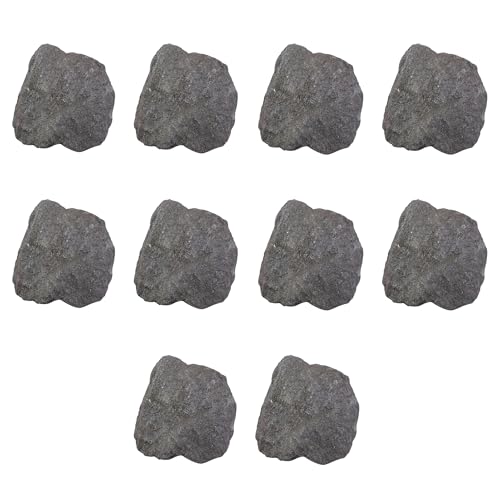 10 Pieces Raw Magnetite, Mineral Specimens - Metamorphic Rocks for Science Classrooms - Geologist Selected & Hand Processed - Class Pack, Education Collection