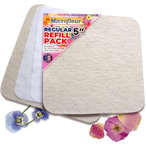 Microfleur Microwave Flower Press Refill Pack, DIY Floral Art - 5" (13 cm) - style: Refill Only