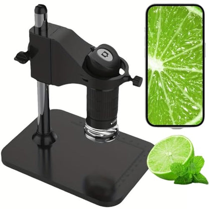Digital Microscope, Skybasic 50X-1000X Magnification Portable Handheld Microscopes with Adjustable Stand HD USB Microscope Camera Compatible with iPhone Android Windows Mac Computer