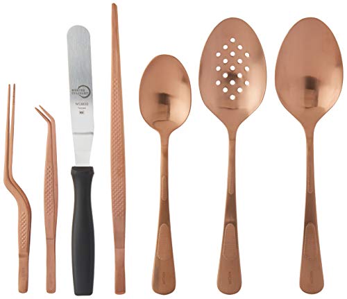 Mercer Culinary 8 Piece Plating Set, Rose Gold - size: 8-Piece Plating Set, Rose Gold