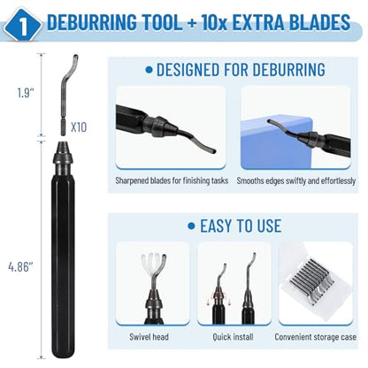 55Pcs 3D Printer Tool Kit, 3D Printing Accessories