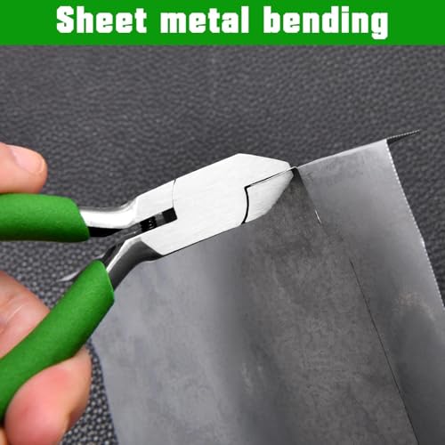 SPEEDWOX 5 Inch Short Flat Nose Pliers for Jewelry Making - Smooth Jaw Spring Loaded Pliers with Comfort Grip, Wire Bending Wrapping Straightening Tool & Beading Craft DIY Projects - style: Short Flat Jaw