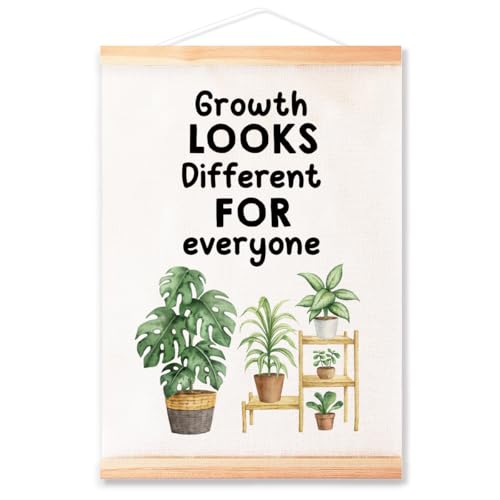 Ybqhd Growth Looks Different for Everyone Wall Art,Counseling Office Decor - color: Growth Looks Different for Everyone