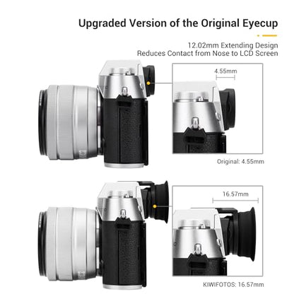 Long Soft Eyecup Eyepiece Viewfinder for Fuji Fujifilm X-T50 XT50 Camera - size: For Fuji X-T50 Camera