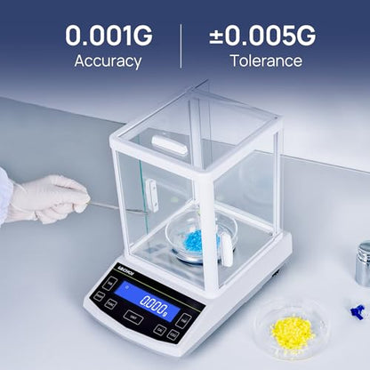 Analytical Balance 500g*0.001g Lab Scale 0.001g Accuracy (500g,1mg) - size: 0.001g*500g