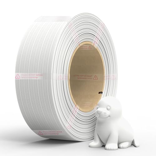 NextShapes Matte PETG Filament Refill 1.75mm 3D Printer Filament,White 1KG - color: White