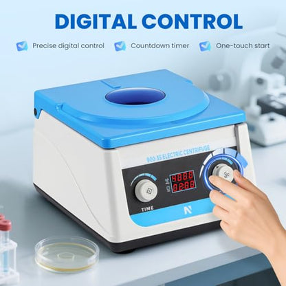 NEWTRY Centrifuge Machine, Electric Desktop Benchtop Lab Centrifuges