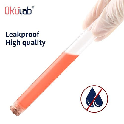 Clear Glass Test Tubes 50PCS, 16x150mm (20ml) Glass Test Tube with Cap and Brush for Scientific Plants, TTGS02A50 - style: 50PCS of 16x150mm (20ml)