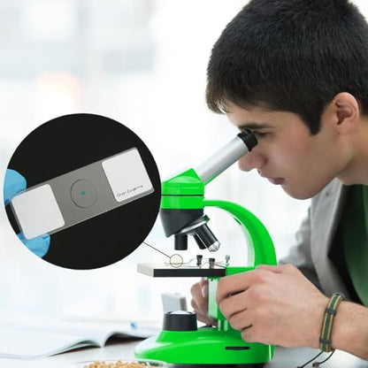 25pcs Microscope Slides for Prepared Onion Root Tips Cell Mitosis Microscope Slides Microbiology, Glass Slides for Microscope, Biology Gifts