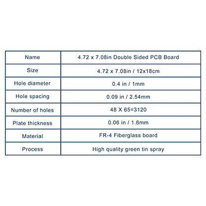 Double Sided PCB Board,D DZRCOXI Large PCB Circuit Board Protoboard 3PCS 12X18CM for DIY Soldering Electronic Projects Compatible with Arduino Kits (12X18CM-3Pcs) - style: 12X18CM-3Pcs