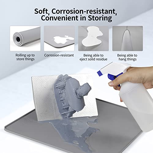 ANYCUBIC Resin Printer Accessories Tool Kits, Silicone Pad, Stainless Steel Resin Filter, Multi-Function Water Bottle, Fish Scale Cloth, Golves, Plastic Nipper for Cleaning and 3D Printing