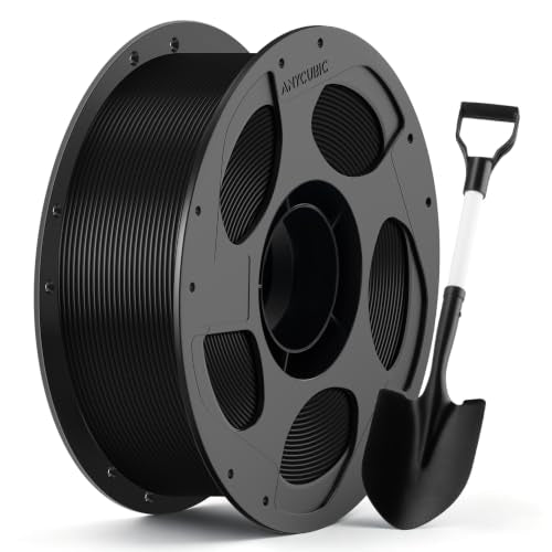 ANYCUBIC ABS Filament 1.75mm, 1KG Spool (2.2 lbs), Black - color: 1kg Abs Black