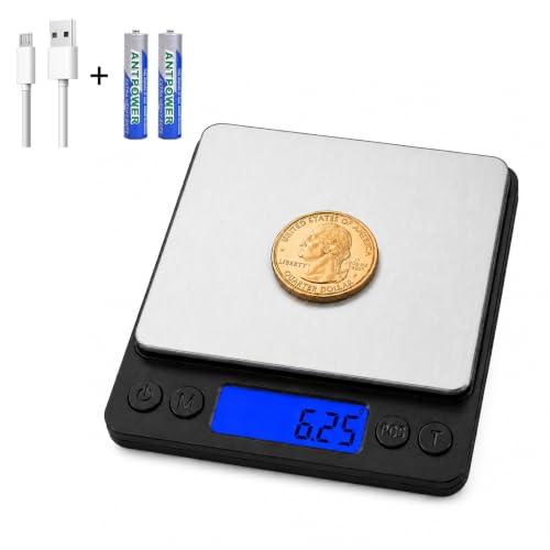 1kg/0.01g High Accuracy Digital Gram Scale Coin Scale to Weigh Coins - color: Black