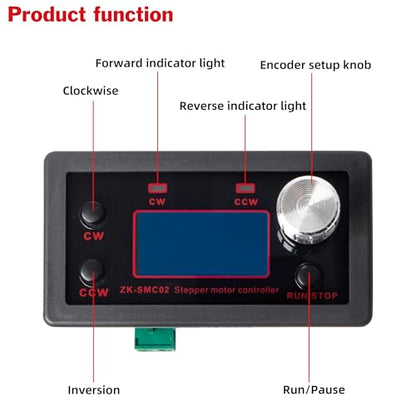 XUNKUANE SMC02 Stepper Motor Driver Controller for NEMA 17 23 - style: SMC02