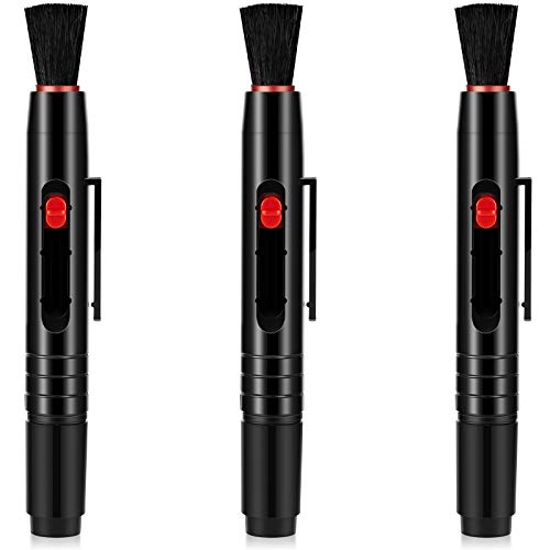 Frienda 3 Pcs Lens Cleaning Pen Brush for Camera Telescope Optics Screen