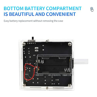 STEM Projects DIY Toys Soldering Practice Kit, Electric Magnetic Transmitter Educational Electronics Kit, Mini DIY Shooting Game Toy Gift for Teens Boys Girls