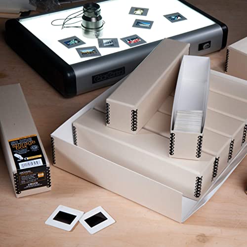 Lineco, Archival Slide Storage Box 15.5"x11.5"x3", with 6 Cases, Pack of 2 - size: 2 Pack