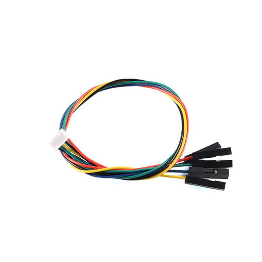 10Pcs 20CM 1.25 to 2.54 Female Dupont Cable 2.54mm 5P Female Header Jumper Wire Connector 5Pin Jumper Wires Ribbon Cable for Arduino Raspberry pi Electronic Breadboard Protoboard PCB Board