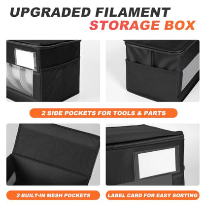 3D Printer Filament Storage Box, 4 Pack, Filament Container for 3D Printing - size: 4 Pack