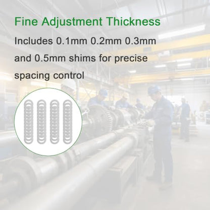M9x15mm Stainless Steel Shim Washers for Shaft and Bearing Adjustment - size: M9×15