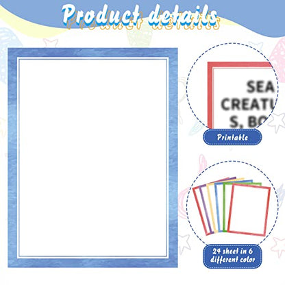 PerKoop 36 Sheets Science Fair Board Poster Boards Supplies 24 Self Adhesive Presentation Subtitles 4 Science Fair Project Titles 8 Personalized Letter Sticker for Classroom(Water Color) - color: Water Color