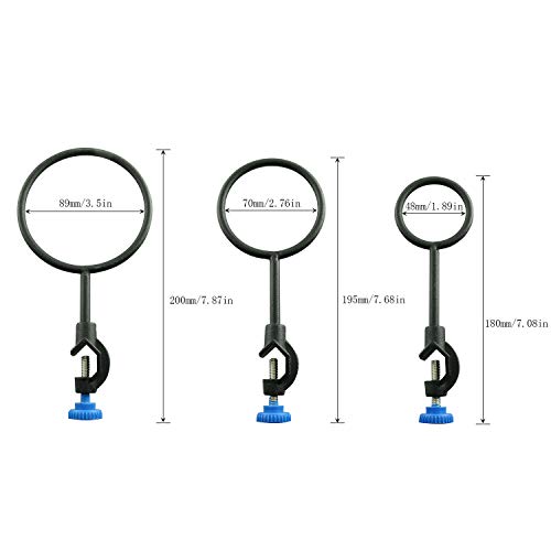 Lab Stand Support Retort Ring Set 60mm 80mm 100mm, Lab Metalware Equipment