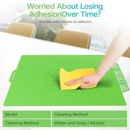 BIQU CryoGrip Pro Glacier Build Plate for Snap-Maker U1 3D Printer - color: Glacier-Green, size: 276*301MM-U1, style: Glacier