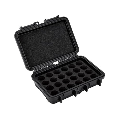 24 Slots CR2 CR123 CR123A Lithium Battery Organizer Case IP67 Waterproof - color: 24 Slots CR123 Battery Case