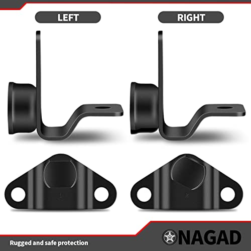 Tailgate Hinge Kit for 1999-2007 Chevy Silverado GMC Sierra 1500 2500 3500 - color: Black