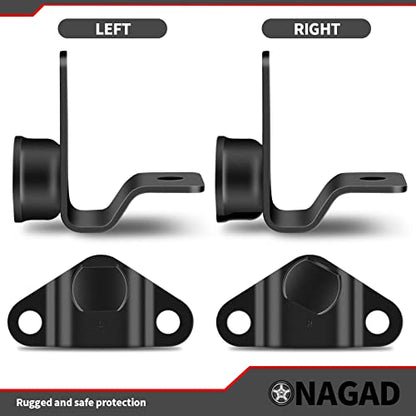 Tailgate Hinge Kit for 1999-2007 Chevy Silverado GMC Sierra 1500 2500 3500 - color: Black